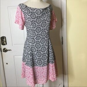 Eclair cold shoulder convertible dress